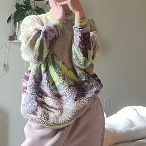 Urban Outfitters Green and Gray Sweater